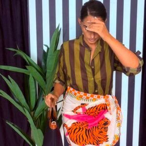 Pareo Tigre Naranja